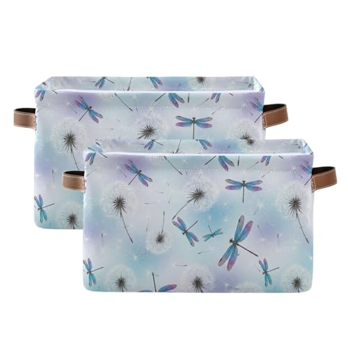 Panier libellule pastel pour organiser la chambre de bébé avec douceur - 3