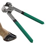 Epidioxi Goats Hoof Nipper 8' Carbon Steel Farrier Tool Multi-Purpose Hoof Trimmers with Plastic Grips for Cattle Sheeps Horses (8in. Green)