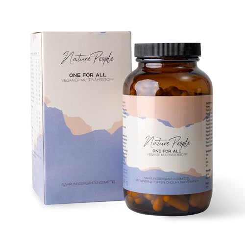 Bild: Nature People One for All - Veganer Multi-N�hrstoff mit Vitamin-Komplex, hergestellt aus Premium-Rohstoffen in Deutschland, laborgepr�ft, Nur 2 Kapseln pro Tag - 90 Tage Vorrat f�r 39,99 EUR (-33%) statt 15,99 EUR bei amazon.de