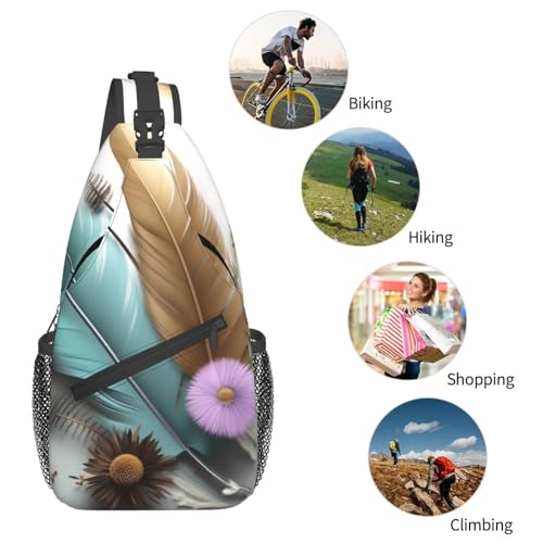 Bolso de pecho cruzado tipo sling para hombre y mujer miniatura 6