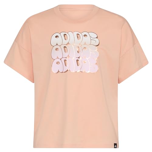 T-shirt graphique adidas fille manches courtes vêtement sport S