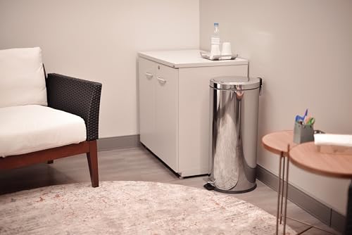 Image of Tramontina 30L Stainless Steel Pedal, Waste, bin, Garbage, Trash, 295X295X655MM