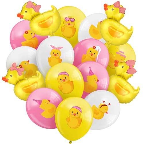 Sratte 40 Pcs Duck Balloon Rubber Duck Themed Party Decorations Review: A Comprehensive Look