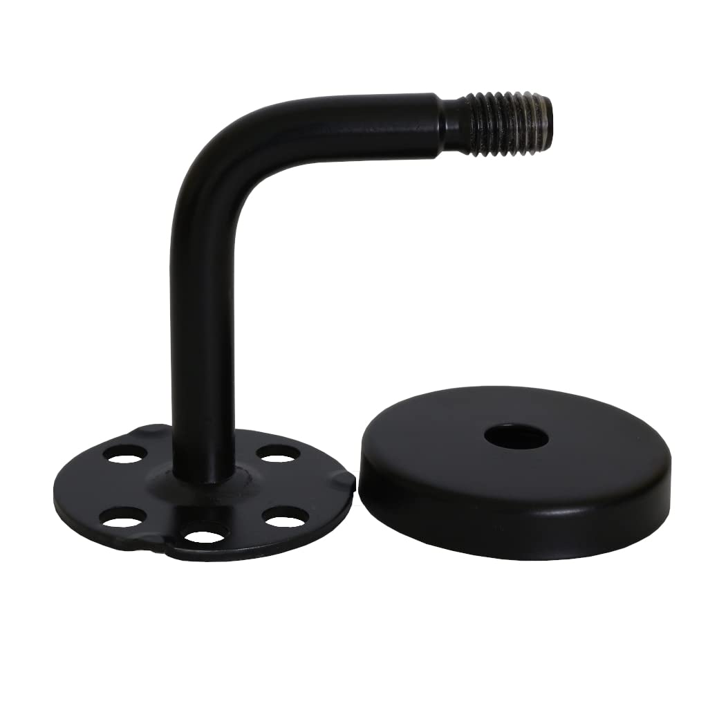 4 Paquetes De Soportes De Acero Inoxidable Para Barra De Arm Negro