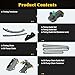 OCPTY Timing Chain Kit Tensioner Guide 9-0711S TK4041NG TKHO041 TS21831 fits for Honda for Accord CR-V Element 2002-2011 2.4L