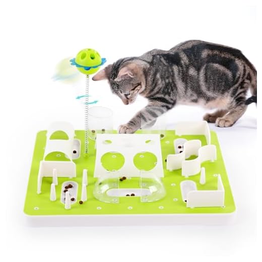 ALL FOR PAWS Katzenspielzeug Puzzle Labyrinth