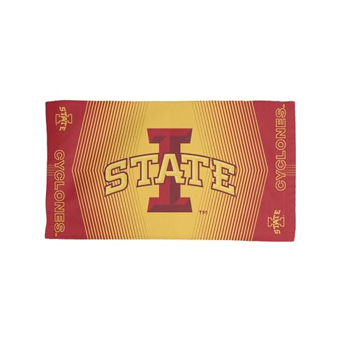 Iowa State Cyclones NCAA Hussle Micro Fiber Sports Towel 24 x 42 Inches