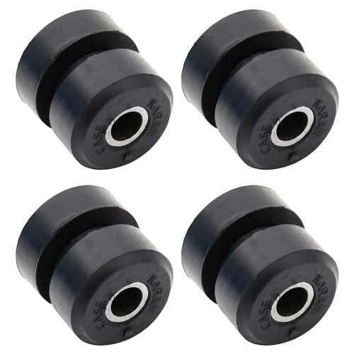 DUZFOREI Pack of 4 Vibration Engine Mounts, 93-4060 Replacement, TriPac & Tri-Pac Evolution APU Unit, Carbon Steel, Black