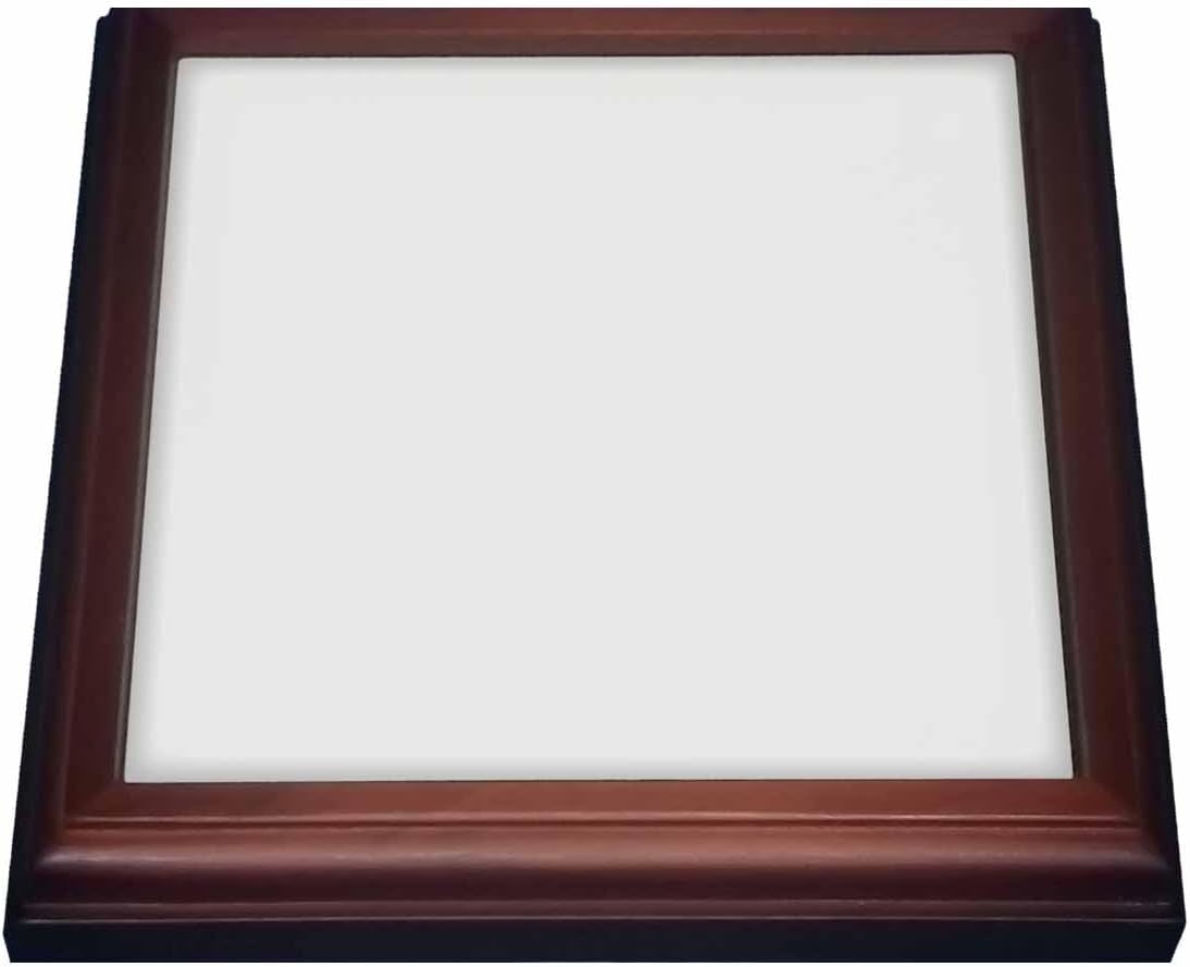 3dRose trv_280014_1 Image of Alabaster Off White Summery Shade Trivet, 8 x 8", Brown