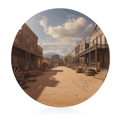 Old Wild West Cowboy Town �܂Ȕ� ����~�ߑ��t�� ��^ ���E���h �u�b�`���[�u���b�N ���ȋ����K���X �܂Ȕ� ���ɋ����܂Ȕ� �L�b�`�� �A�E�g�h�A�p