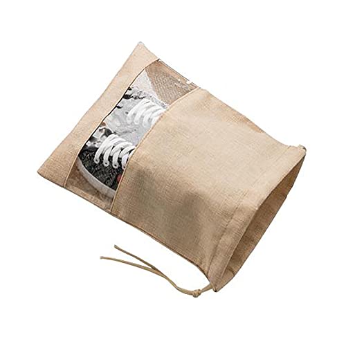 Reise Schuhe Tasche,Schuhbeutel für Reisen, Große Nicht Gewebte Wasserabweisend Schuhsack Kordelzug Schuhtasche Staubdicht Cover
