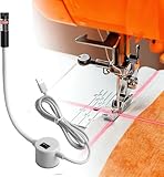Magnetic Positioning Quilting Light for Sewing Machine Laser Miter Saw Seam Accessories Guide with Crosshair Red Laser Guide for Straight Stitch, Heat Press Miter Saw Marking System (Red Cross)