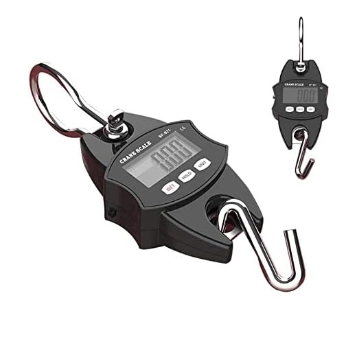Small Digital Electronic Hanging Hook Crane Scale Industrial Portable Agriculture Fishing Weighing 1000KG Yellow