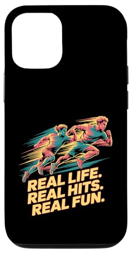 Real Life Real Hits Real Fun �X�|�[�c�����i�[ �X�}�z�P�[�X iPhone 12/12 Pro �p