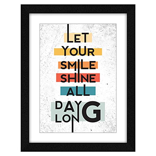 ArtX Paper Motivational Quotes Wall Frame Art Painting, Multicolor, Motivational,10X13 Inches, Set of 1 (AXD00328-MOT)