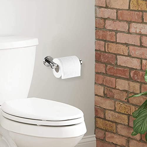 Image of Toilet Paper Roll Holder for Bathroom, Kitchen Tissue Roll Stand, 304 Grade Stainless Steel Wall Mount Hanger for Kitchen Accessories Items, Home and Bathroom Accessories, Chrome Finish, 5 Inch