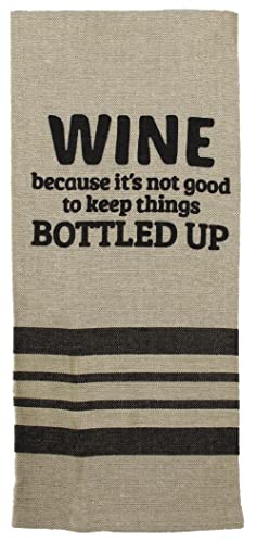 Fillurbasket Funny Kitchen Towels Set With Sayings Fun Bar Dish Towels Set With Beer Wine Alcohol Drinking Theme Man Cave Gift 5 Flour Sack Towels For Bar Kitchen Decor Dish Drying 16X28 Cotton #TOP5