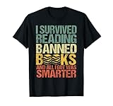 I Survived Reading Banned Books T-Shirt Gifts