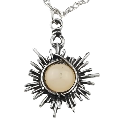 Collier chaîne réglable en argent foncé d'exception et médaillon rond gravé main 1316 - 3