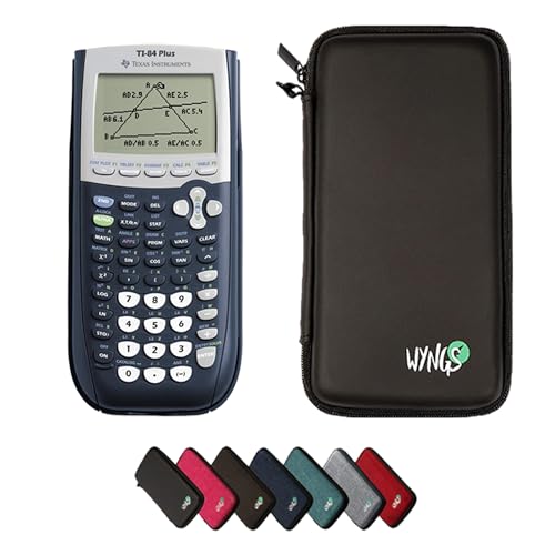 TI 84 Plus Calculatrice Graphique Haute Résolution avec Étui