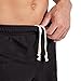 Hanes Men's Originals Tri-Blend, Lightweight Pull-On Jersey Shorts with Pockets, BLACK