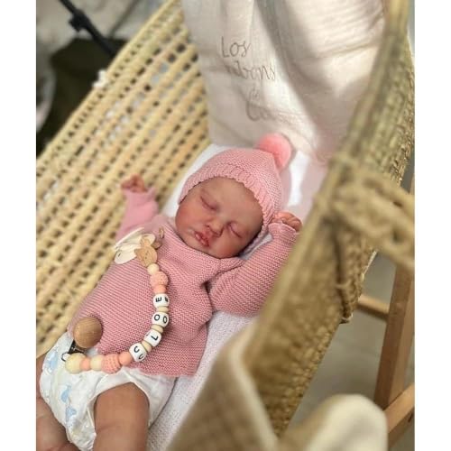 Muñeca Reborn Bebé Silicona Realista 20 Pulgadas miniatura 6