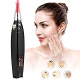  Manchas Cara Eliminación, Pluma para eliminar manchas, Tatuaje cicatriz Mole Pecas Eliminación Dark Spot Remover Machine Plasma, luz LED rojo 3 tipos Frecuencia (EU)