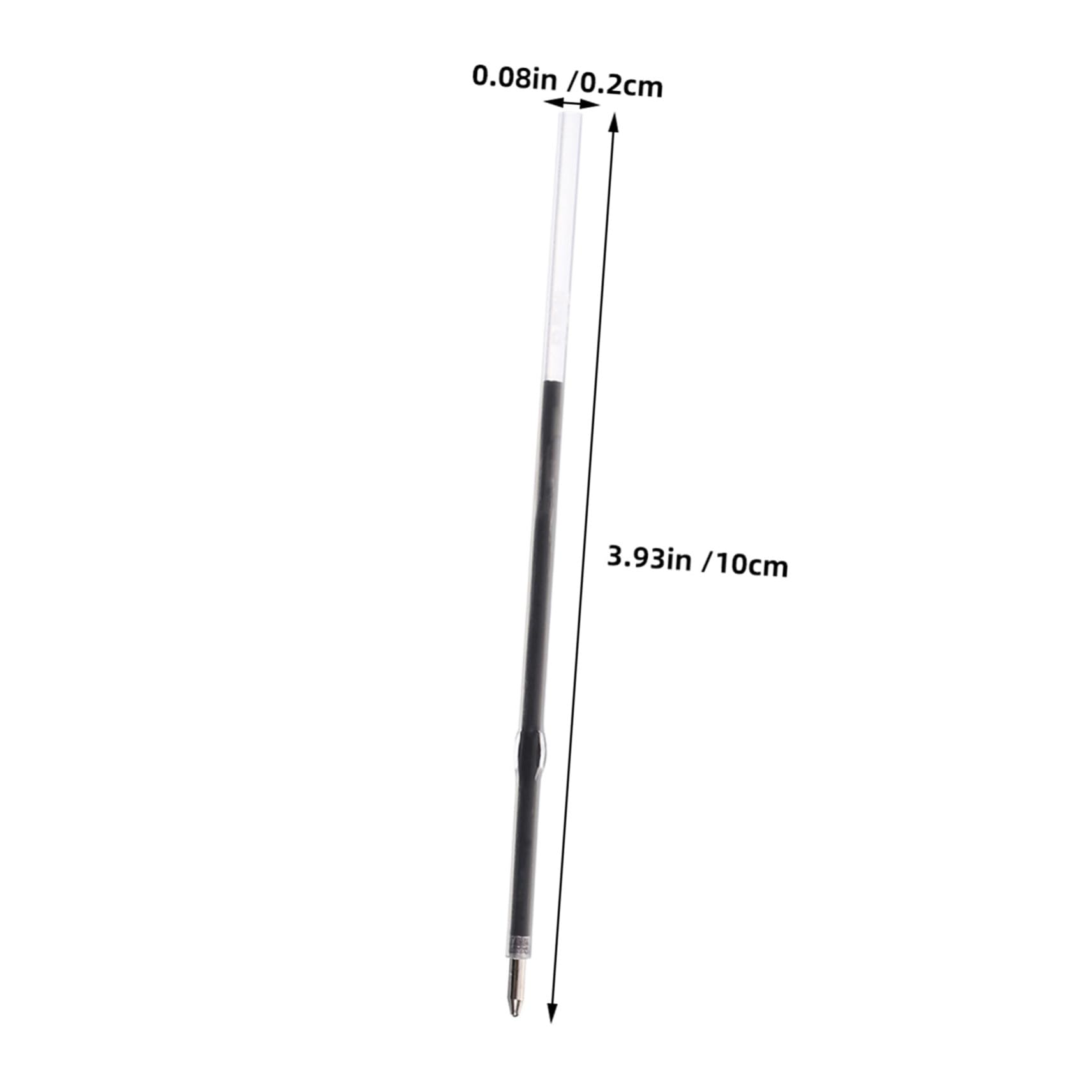 600 Pièces Recharges Stylo Bille Noires Recharge Remplaçable pour Stylos Rétractables Fournitures Écriture pour Bureau École et Maison Lot de Boîtes