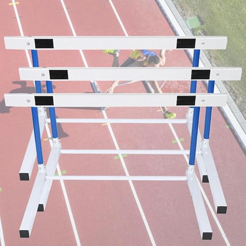 Ostacoli sportivi regolabili per bambini, confezione da 6, attrezzatura per allenamento di velocità per atletica giovanile, agilità, coordinazione