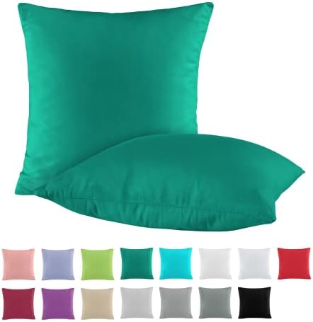 2-pak bawełna Renforcé poszewka na poduszkę, poszewki na poduszki 40 x 60 cm bordowy