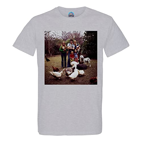T-Shirt Homme Col Rond Coton Bio Paul McCartney et sa Famille Beatles Rock Pop Star - Les Beatles, Paul McCartney, John Lennon, RIngo Starr, George Harrison T-Shirt Homme Col Rond Coton Bio Paul McCartney et sa Famille Beatles Rock Pop Star