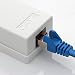 deleyCON 1x Cat 6 Superficie RJ45 1x Puertos Conector de Red 1...