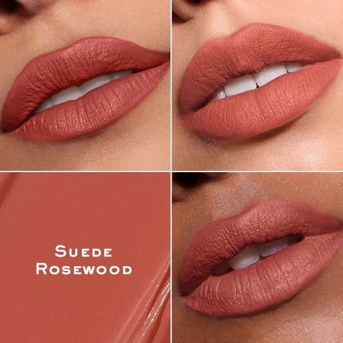 Image of Kiro Velvet Souffle Soft Matte Liquid Lipstick - Suede Rosewood, 5ml | Hydrating, Weightless Mousse Texture | High-Pigment, Long-Lasting Matte Finish