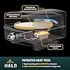 HALO Versa 16 Pizza Oven | 16 Rotating Stone, Patented Dual Burner System, 5-Minute Pizzas, Easy Clean | Propane Powered | HZ-1004-ANA