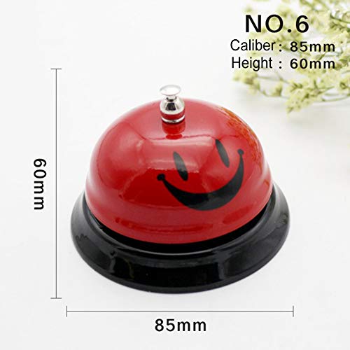 Zdmathe Praktisches Restaurant Timer Hotelschalter Klingelring Metallrezeption Restaurant Bar Anrufservice Tischglocke Anruf Bell