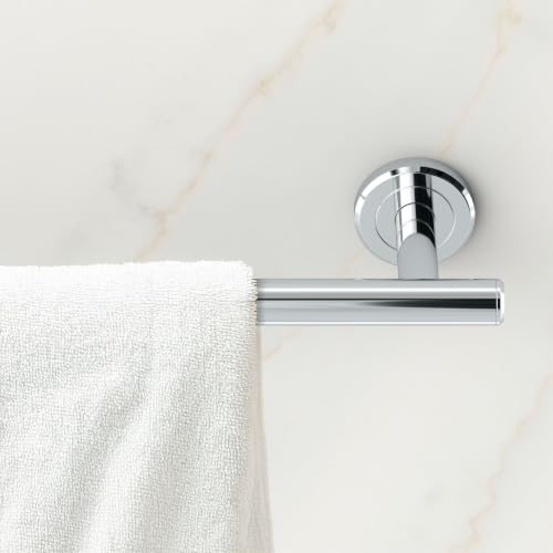 Image of Gatco 4240 Latitude II Towel Bar, 24-Inch, Chrome | Wall Mounted, Bathroom Towel Holder
