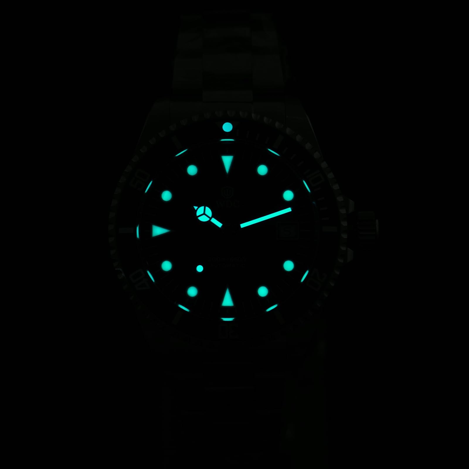watchdives WD5513P Vintage Sub Taucheruhr für Herren, PT5000 PT5004 Automatik Mechanische Luxus Taucheruhren, 40,7 mm Gewölbtes Saphirglas Armbanduhr, 20 Bar wasserdichte Taucheruhr