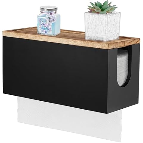 Bivvclaz Wooden Paper Towel Dispenser Cover