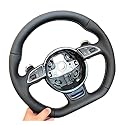 Kompatibel für Audi A3, A4 B8, A5, Q3, Q5, Q7 Lenkrad mit Multifunktionstasten und Schaltwippen, Autozubehör(Style 1)