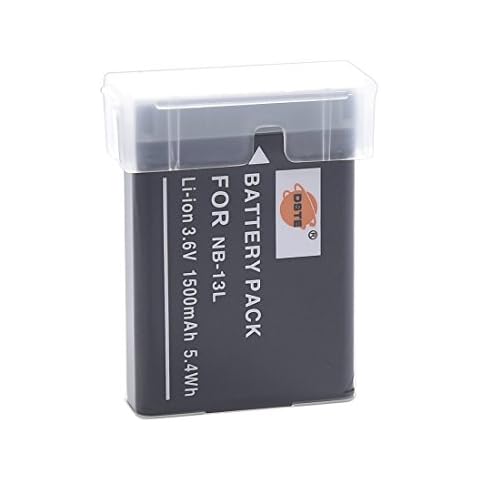 NB-13L Spare Battery Compatible for Canon PowerShot G5X G7X G9X, G7X Mark II, G9X Mark II, SX720 HS, SX620 HS Cover
