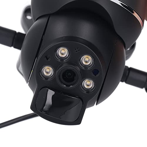 Pan Tilt Battery Solar Cam, 360 Degree Automatic Power On 3Mp Solar Security Camera Motion Detection 2 Way Talk With Leds For Home (4G Jp) #TOP7