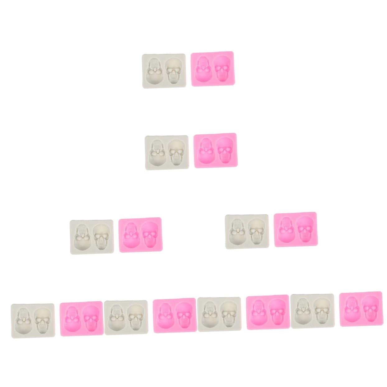 MAGICLULU 8 Sätze 8 Sets Formwürfel Maschine Essbare Bonbonformen Hartbonbonformen Formen Zum Dekorieren Von Keksen Mini Torten Desserts Schokoriegelformen 2 Stück * 8