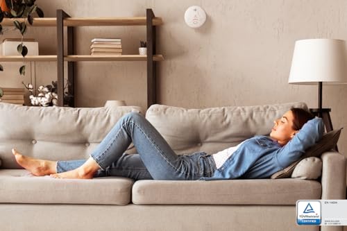 X-Sense Smoke Alarm for Home, 10-Year Battery Fire Alarm, LED Indicator & Silence Button, Smoke Detector Battery Operated, Conforms to EN 14604 Standard, SD11 - Image 3