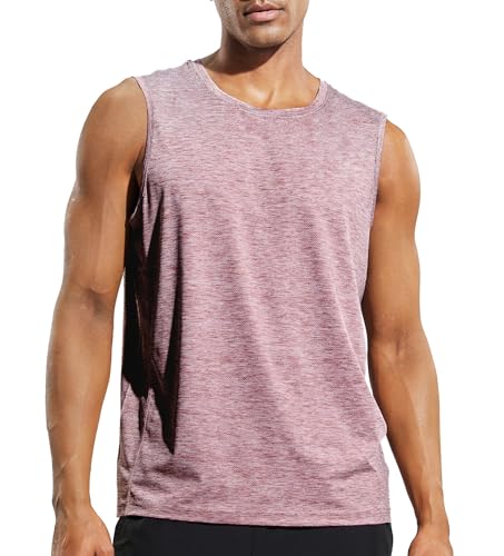 Image of MIER Men's Sleeveless Tank Top Dry Fit Workout Muscle Tee Shirt for Running Athletic Gym Sports Training, Moisture Wicking