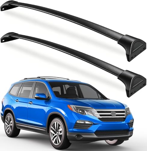 Wonderdriver Roof Rack Cross Bars Compatible with Honda Pilot 2016-2022 with Flush Rails Aluminum Crossbars Rooftop Cargo Bag Kayak Bike Luggage Snowboard Carrier Kayak Bike Cargo Accessories