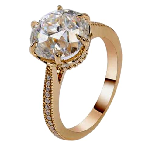 Bague de fiançailles moissanite, le cadeau romantique idéal pour elle