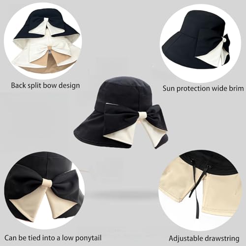 Sombrero femenino de ala ancha con protección UV miniatura 7