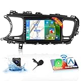 Inefala [4+64GB] Android 15 Car Radio for Kia Optima K5 2011-2015 with Wireless Carplay Android Auto, 9 Inch HD Touchscreen Car Stereo with WiFi GPS Bluetooth FM/RDS 32EQ SWC Backup Camera MIC