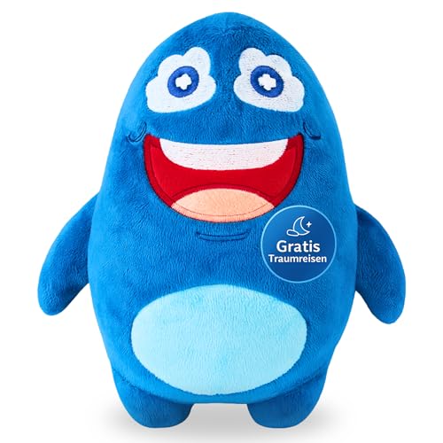Cubanty Einschlafhilfe Kinder ab 3 Jahren Kuscheltier & Schlafbegleiter – beruhigendes Kuscheltier zum Einschlafen mit Fantasiereisen &...