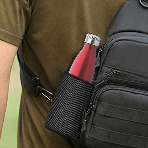 Image of Borosil - Stainless Steel Hydra Bolt - Vacuum Insulated Flask Water Bottle, 750ML + Borosil Stainless Steel Trans Bolt - Vacuum Insulated Flask Water Bottle, Red, 750ML